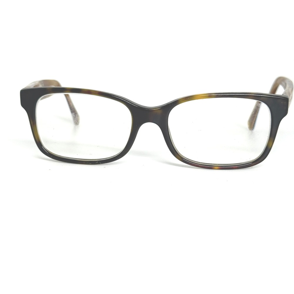 Coach HC 6047 Libby Eyeglasses Dark Tortoise Light Brown Horn 49-16-135 22149 - Picture 1 of 7